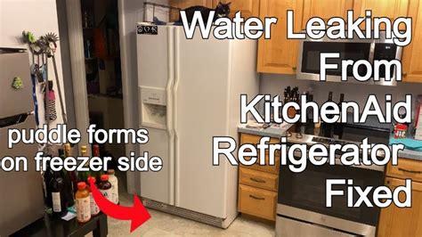 Fixed: KitchenAid Refrigerator Leaks Water from Freezer